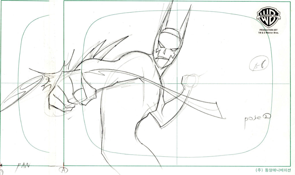 Batman Beyond Original Production Drawing: Batman - Choice Fine Art