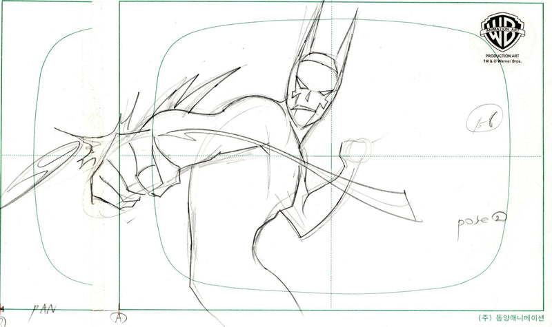 Batman Beyond Original Production Drawing: Batman - Choice Fine Art