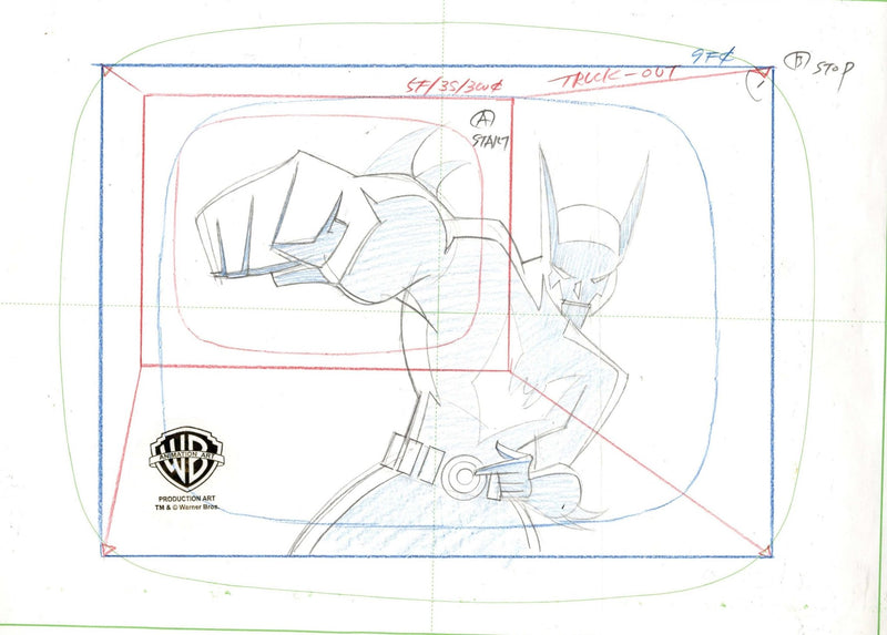 Batman Beyond Original Production Drawing: Batman - Choice Fine Art