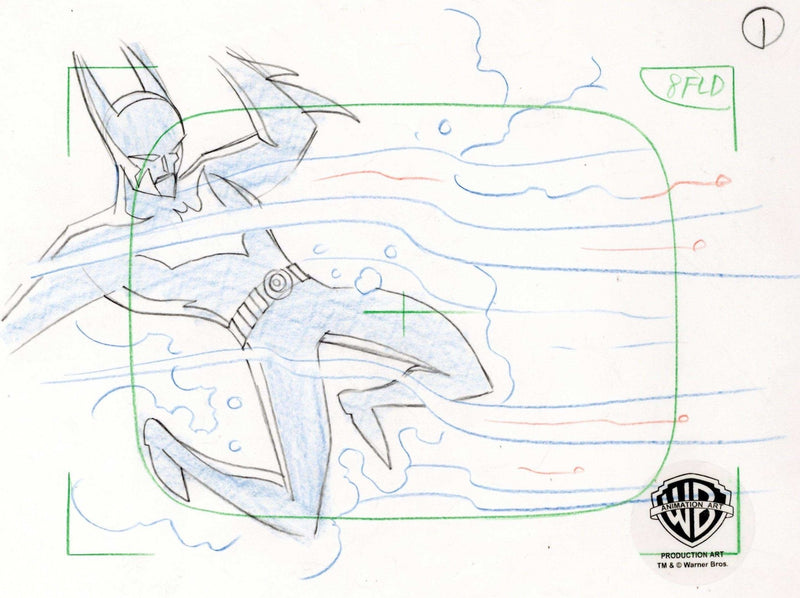 Batman Beyond Original Production Drawing: Batman - Choice Fine Art