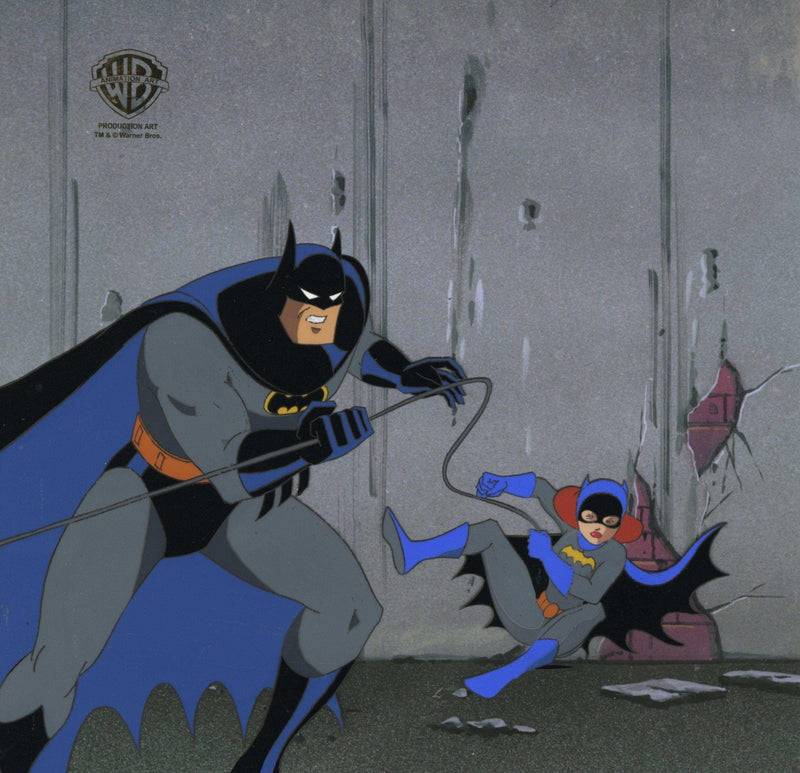 Batman The Animated Series Original Production Cel: Batman and Batgirl - Choice Fine Art