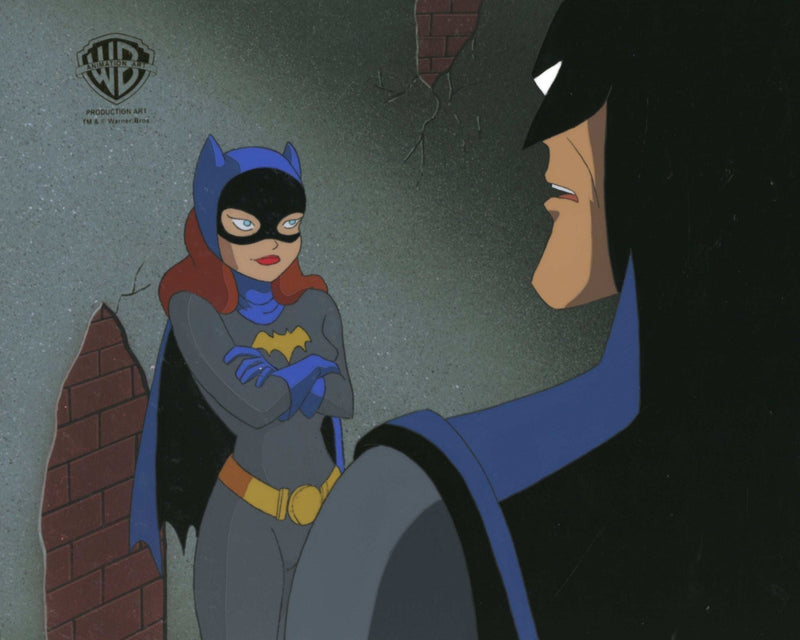 Batman The Animated Series Original Production Cel: Batman and Batgirl - Choice Fine Art