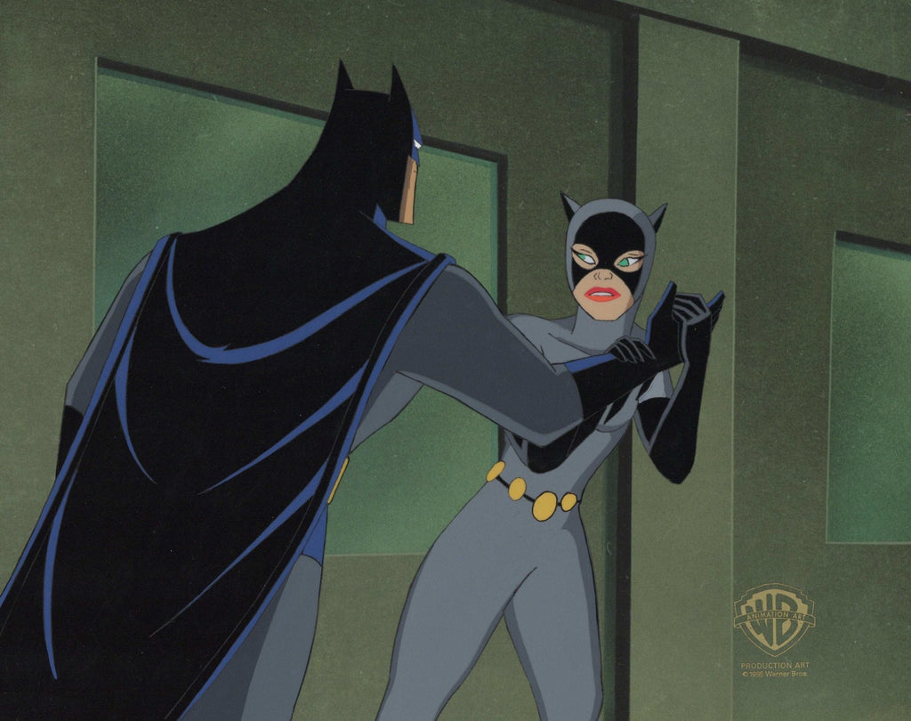 Batman The Animated Series Original Production Cel: Batman and Catwoman - Choice Fine Art