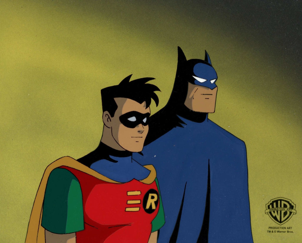 Batman The Animated Series Original Production Cel: Batman and Robin - Choice Fine Art