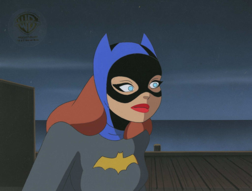 Batman The Animated Series Original Production Cel On Original Background: Batgirl - Choice Fine Art