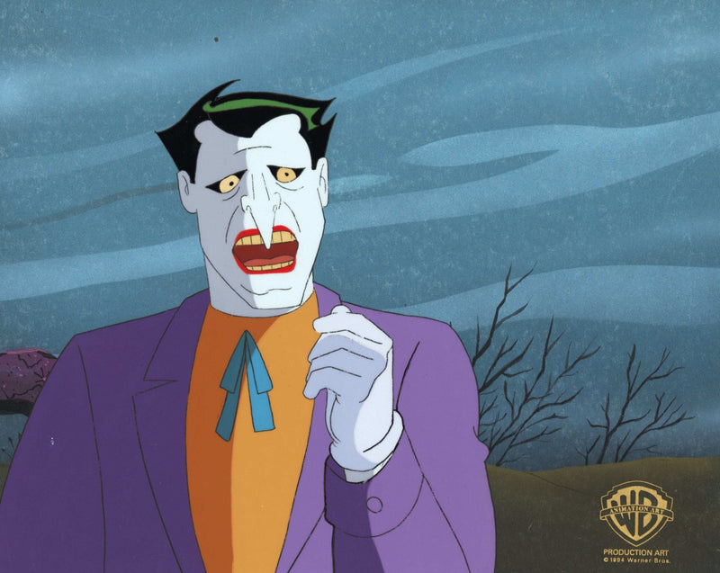 Batman The Animated Series Original Production Cel on Original Background: Joker - Choice Fine Art