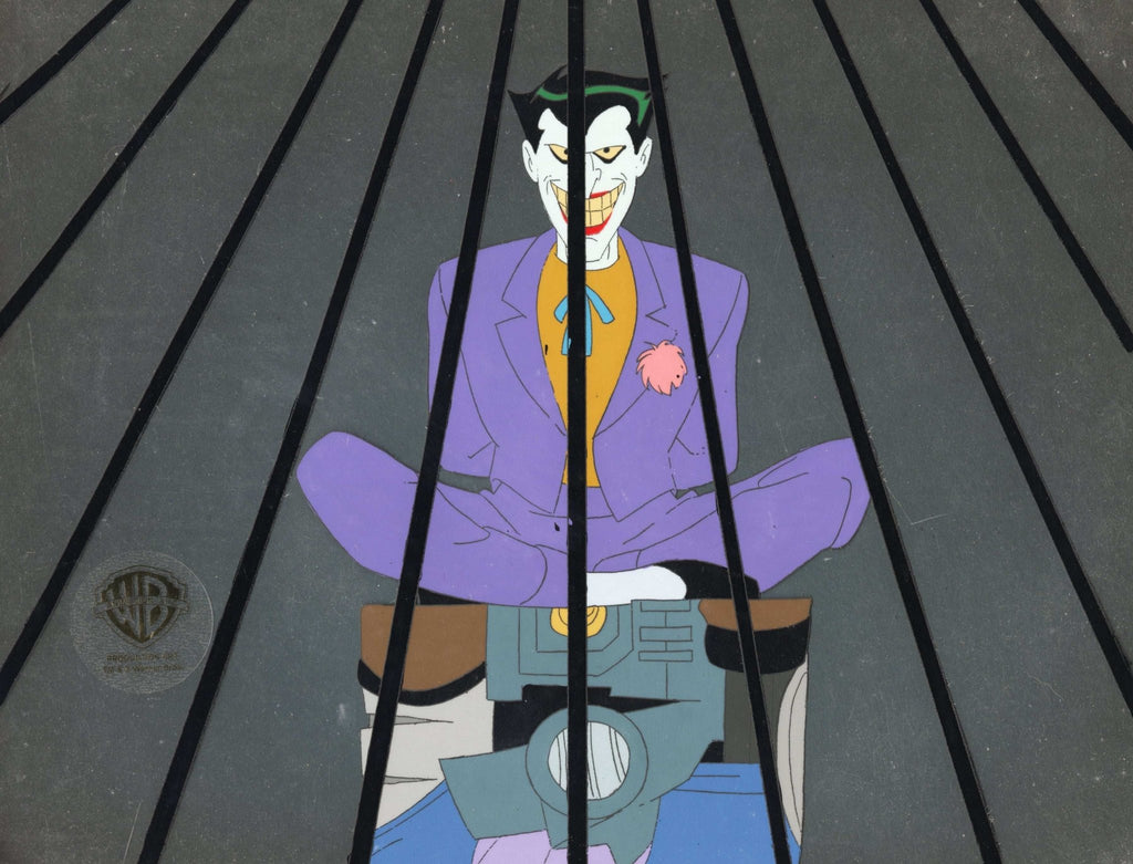 Batman The Animated Series Original Production Cel on Original Background: Joker - Choice Fine Art