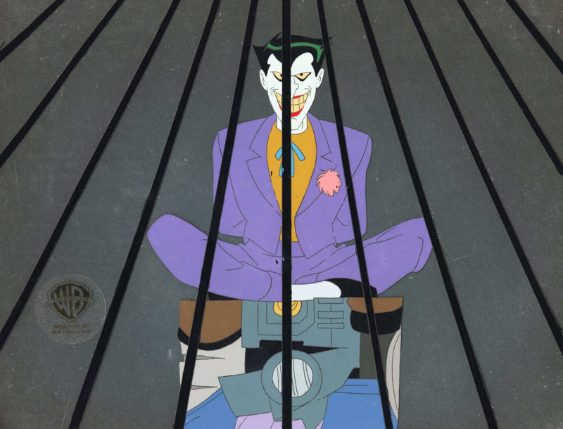 Batman The Animated Series Original Production Cel on Original Background: Joker - Choice Fine Art