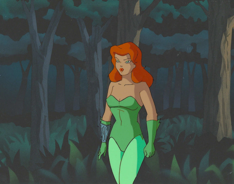 Batman The Animated Series Original Production Cel on Original Background: Poison Ivy - Choice Fine Art
