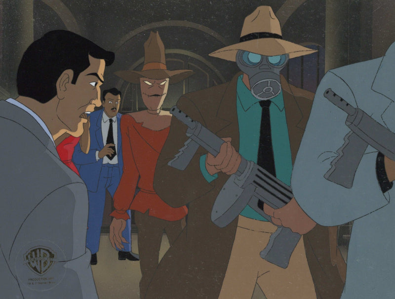 Batman The Animated Series Original Production Cel On Original Background: Scarecrow - Choice Fine Art