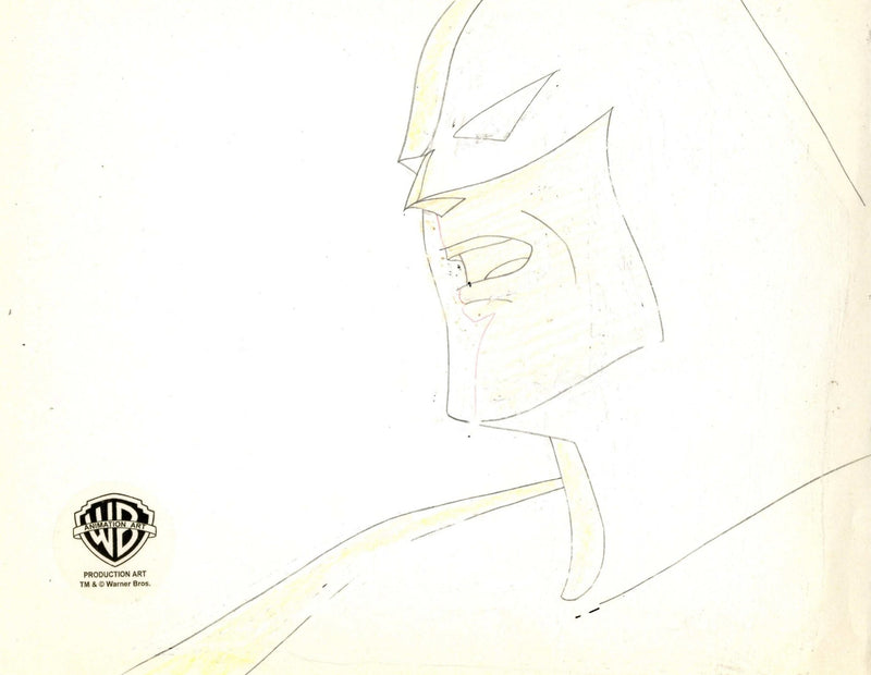 Batman The Animated Series Original Production Cel with Matching Drawing: Batman - Choice Fine Art