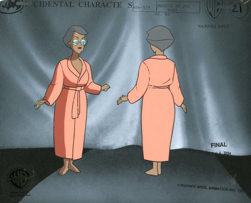 Batman the Animated Series Original Production Color Model Sheet Set: Maggie - Choice Fine Art