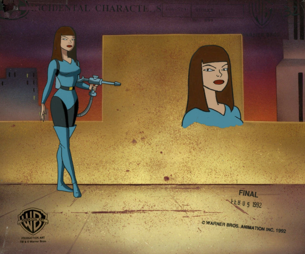 Batman the Animated Series Original Production Color Model Sheet Set: Violet - Choice Fine Art