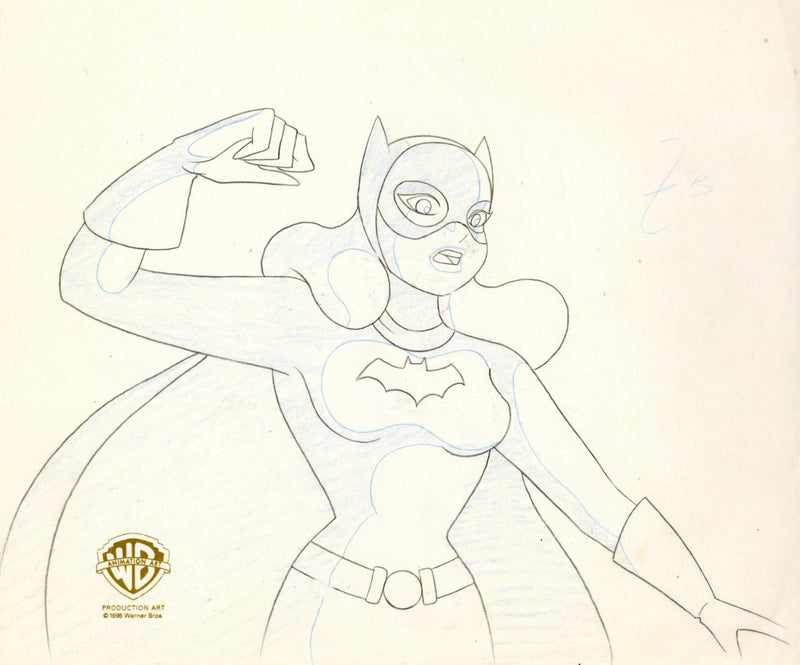 Batman The Animated Series Original Production Drawing: Batgirl - Choice Fine Art