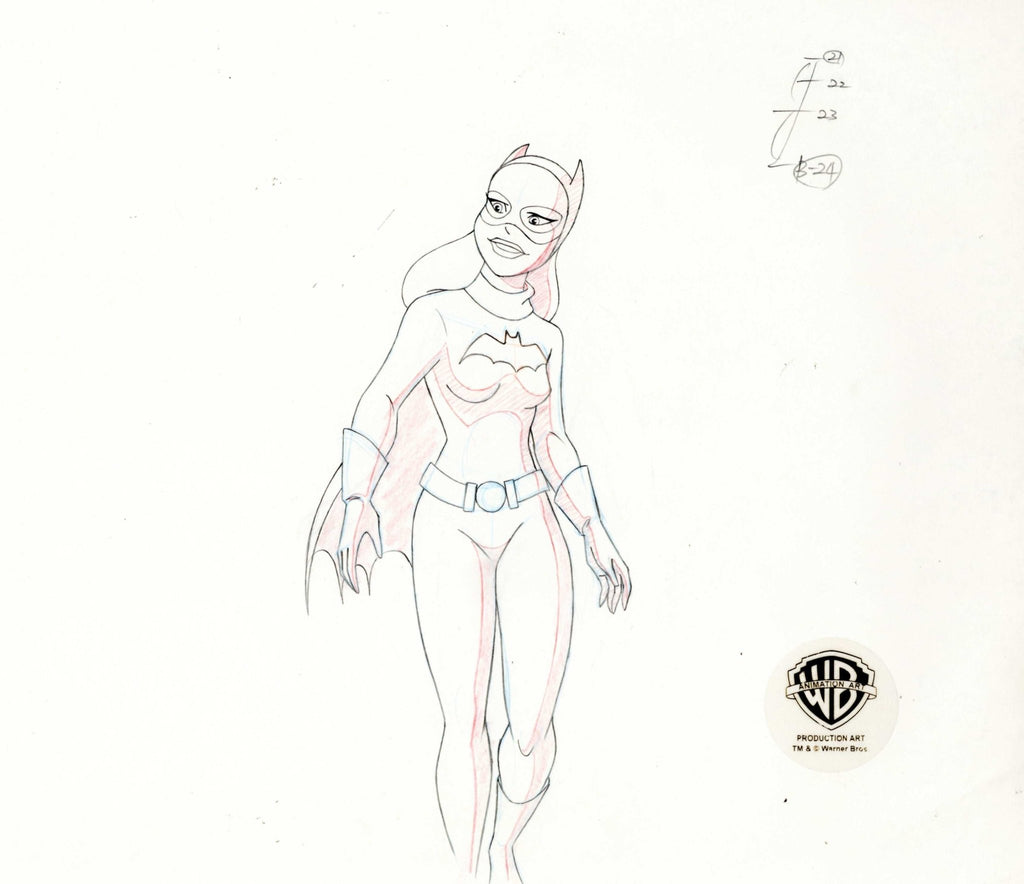 Batman The Animated Series Original Production Drawing: Batgirl - Choice Fine Art