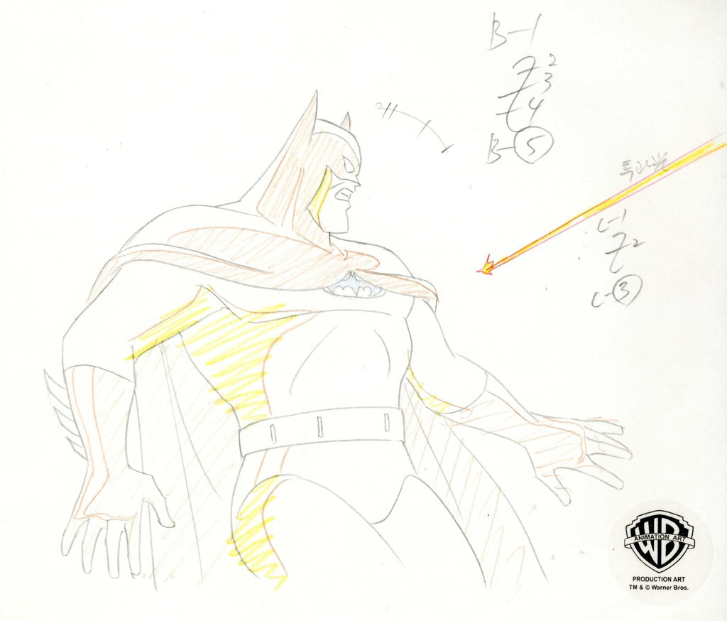 Batman The Animated Series Original Production Drawing: Batman - Choice Fine Art