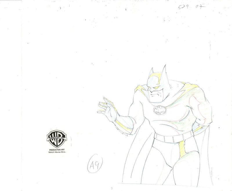 Batman The Animated Series Original Production Drawing: Batman - Choice Fine Art