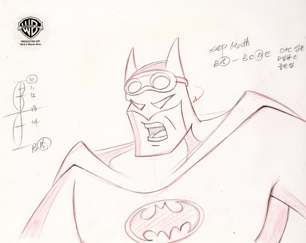 Batman The Animated Series Original Production Drawing: Batman - Choice Fine Art