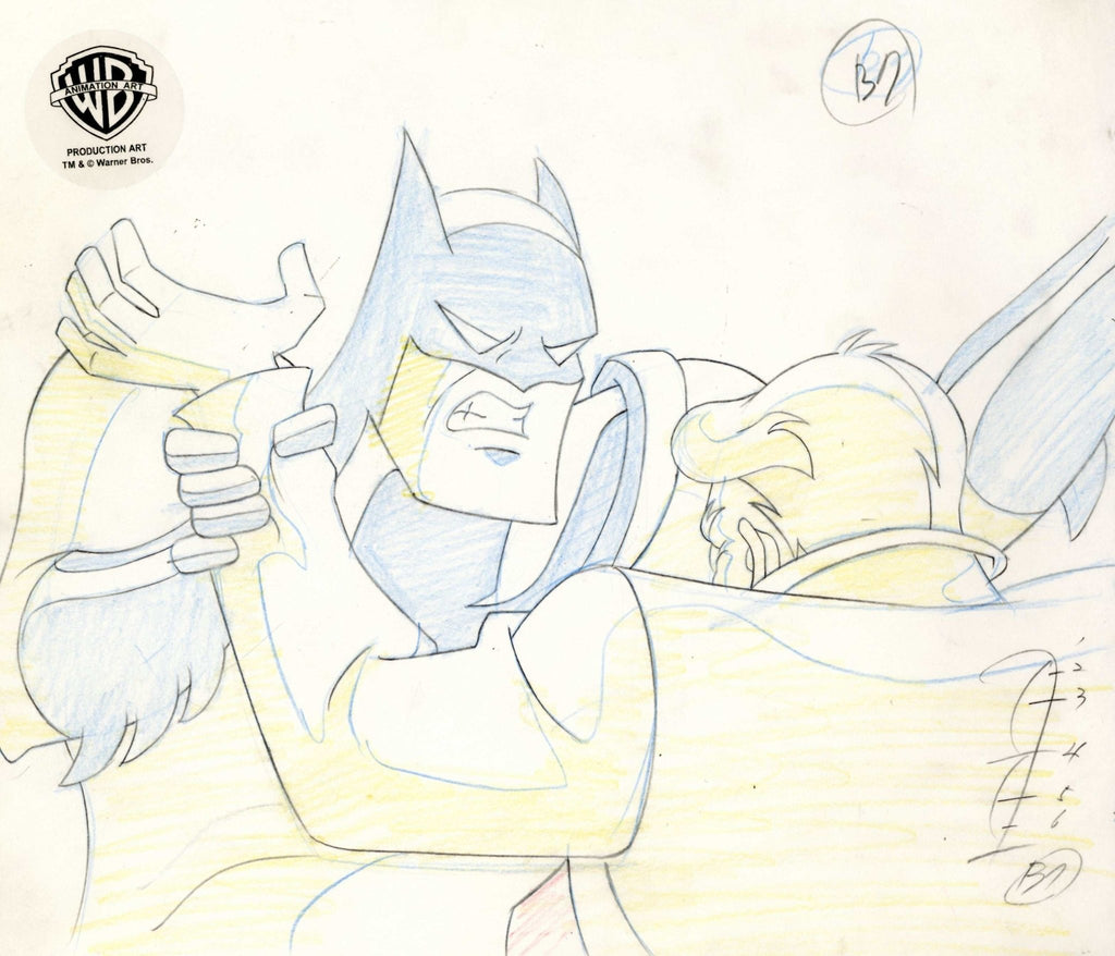 Batman The Animated Series Original Production Drawing: Batman - Choice Fine Art