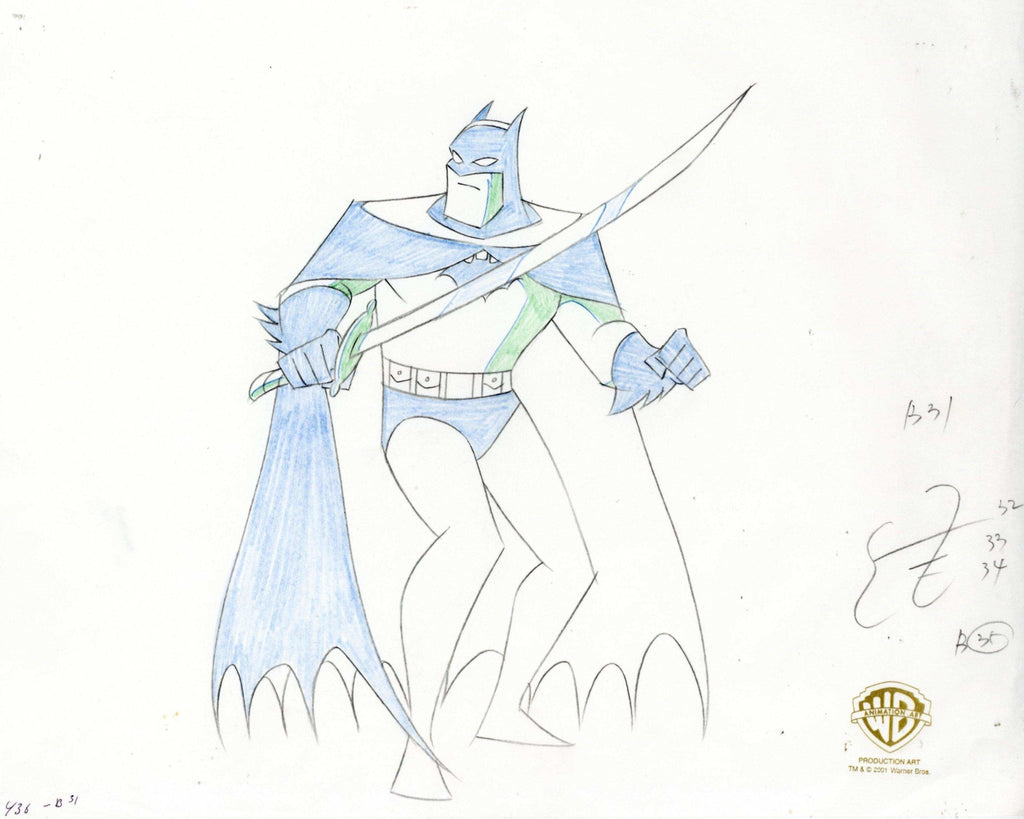 Batman The Animated Series Original Production Drawing: Batman - Choice Fine Art