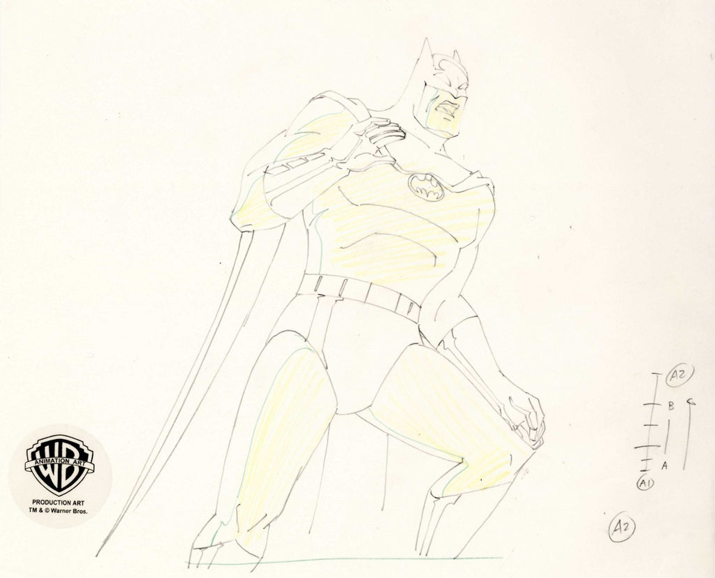 Batman The Animated Series Original Production Drawing: Batman - Choice Fine Art