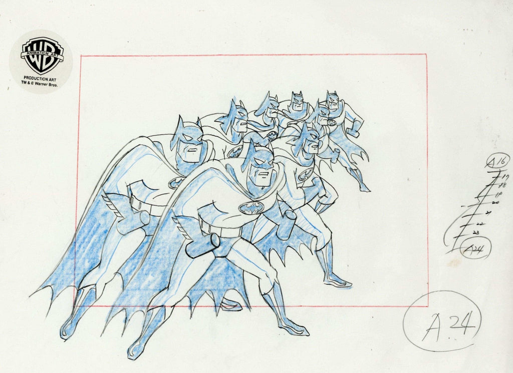 Batman The Animated Series Original Production Drawing: Batman - Choice Fine Art