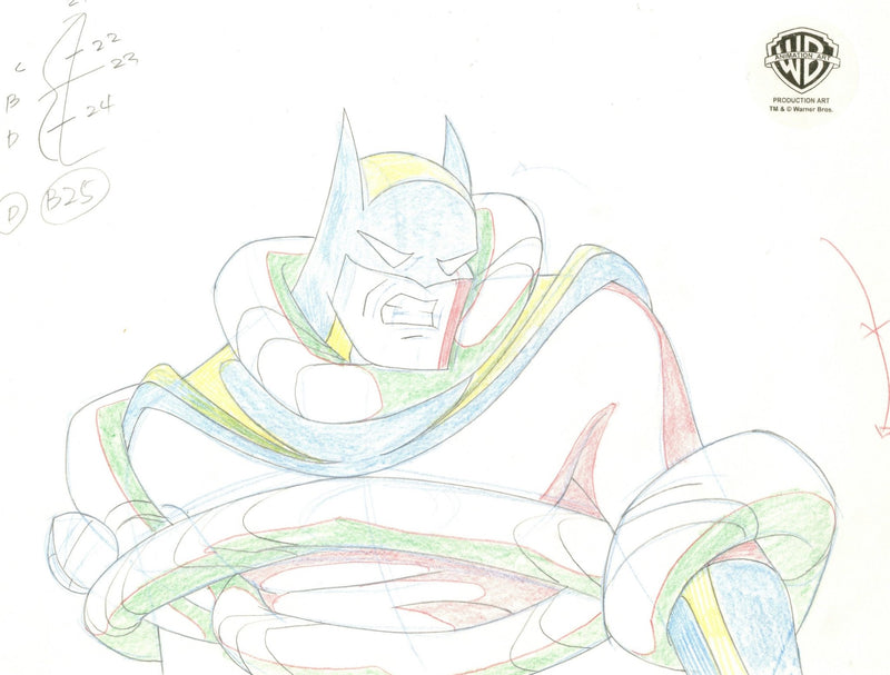 Batman The Animated Series Original Production Drawing: Batman - Choice Fine Art