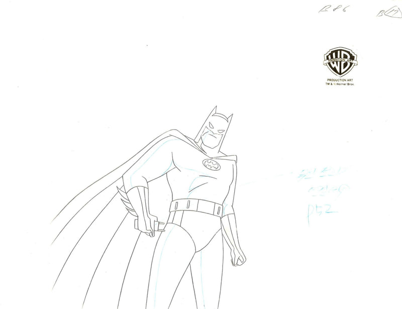 Batman The Animated Series Original Production Drawing: Batman - Choice Fine Art