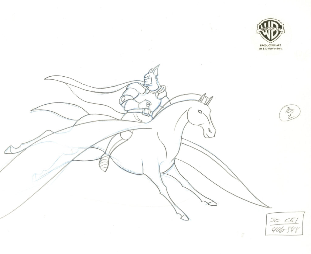 Batman The Animated Series Original Production Drawing: Batman - Choice Fine Art