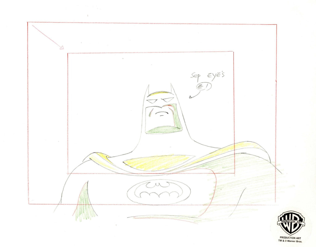 Batman The Animated Series Original Production Drawing: Batman - Choice Fine Art