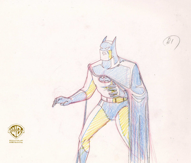 Batman The Animated Series Original Production Drawing: Batman - Choice Fine Art