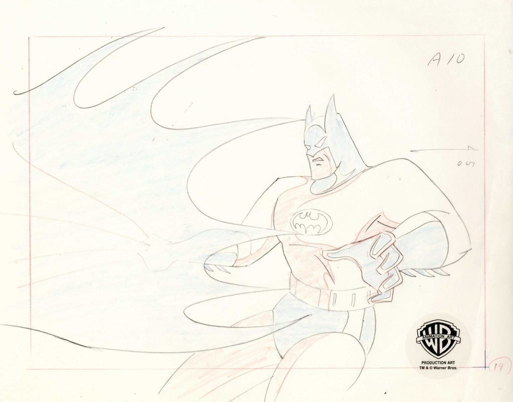 Batman The Animated Series Original Production Drawing: Batman - Choice Fine Art