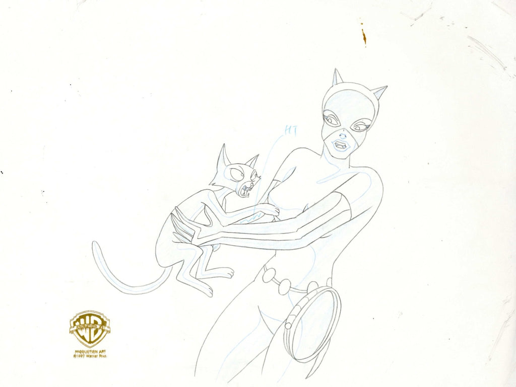 Batman The Animated Series Original Production Drawing: Catwoman - Choice Fine Art