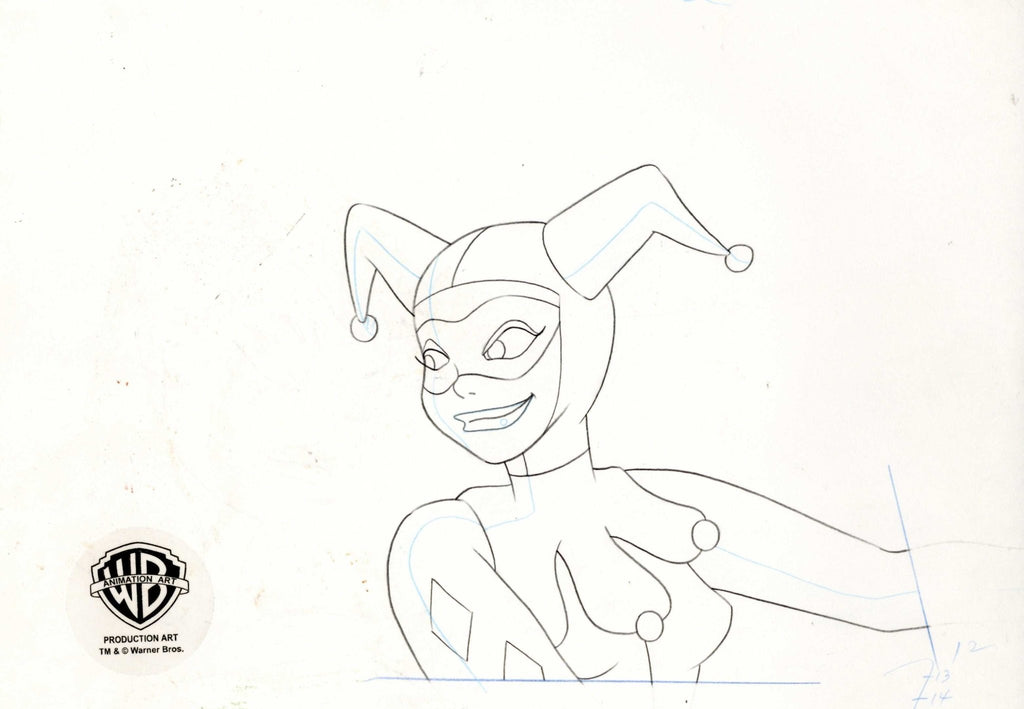 Batman The Animated Series Original Production Drawing: Harley Quinn - Choice Fine Art