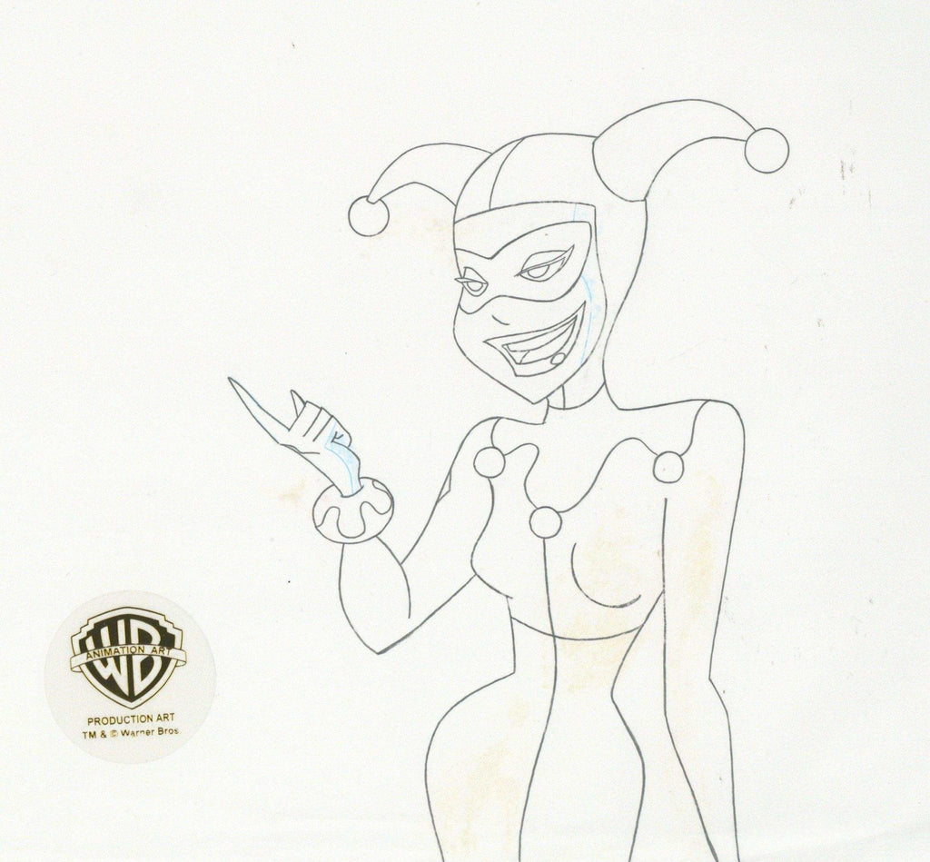 Batman The Animated Series Original Production Drawing: Harley Quinn - Choice Fine Art