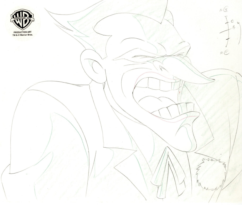 Batman The Animated Series Original Production Drawing: Joker - Choice Fine Art