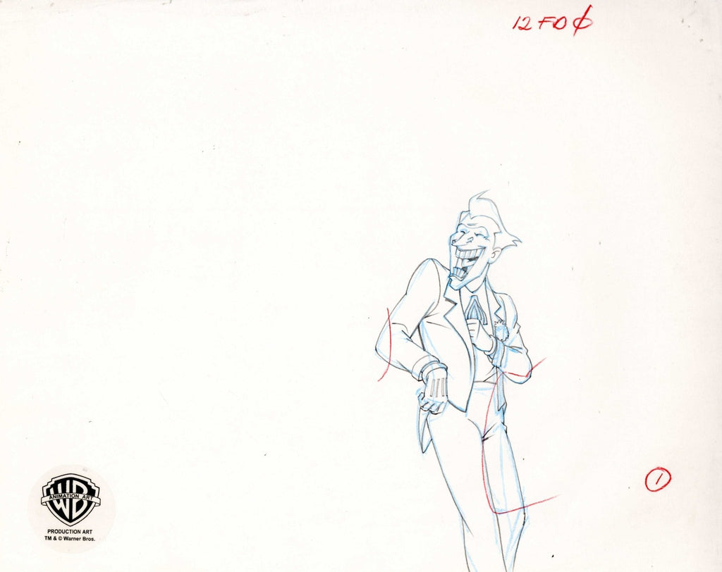 Batman The Animated Series Original Production Drawing: Joker - Choice Fine Art