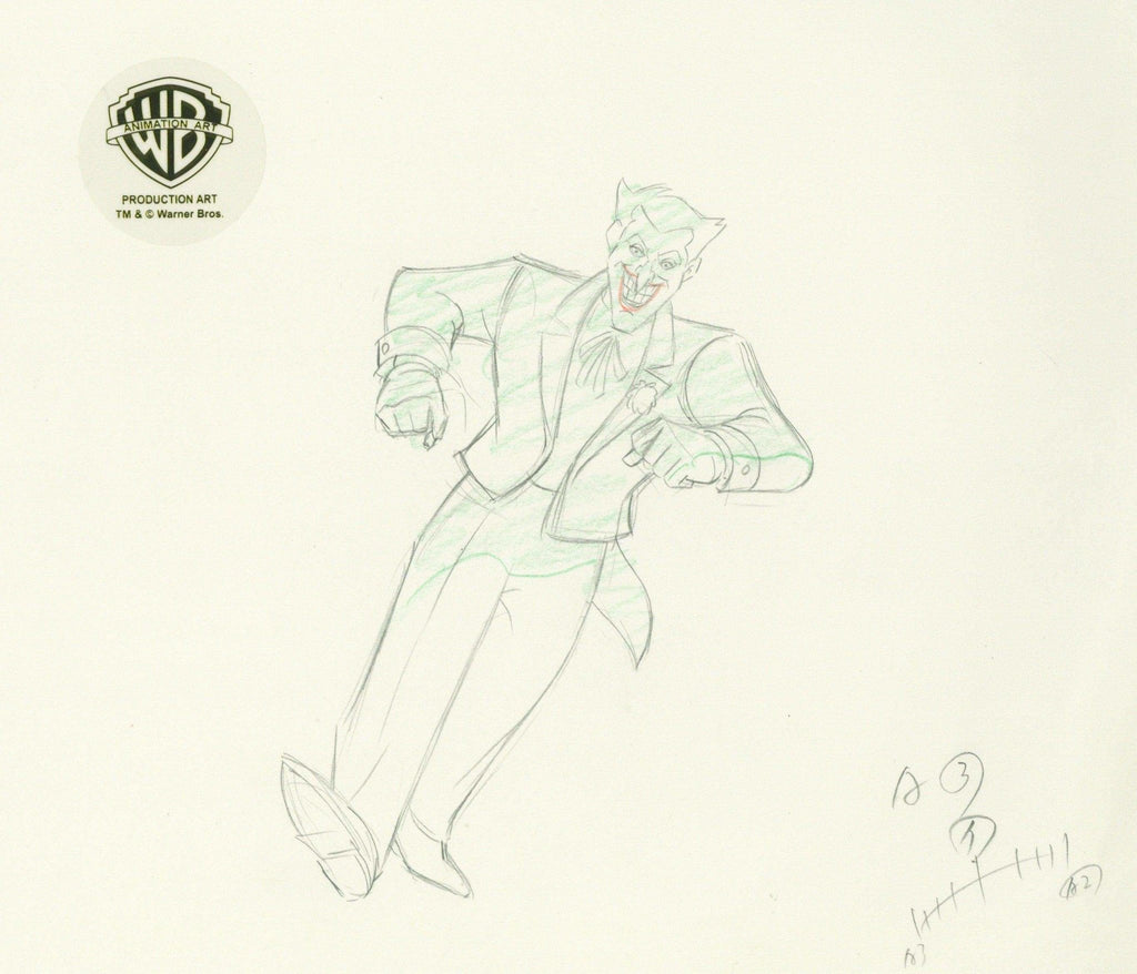 Batman The Animated Series Original Production Drawing: Joker - Choice Fine Art