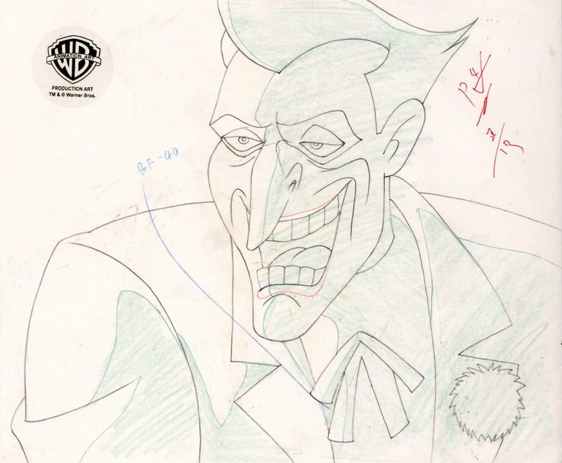 Batman The Animated Series Original Production Drawing: Joker - Choice Fine Art