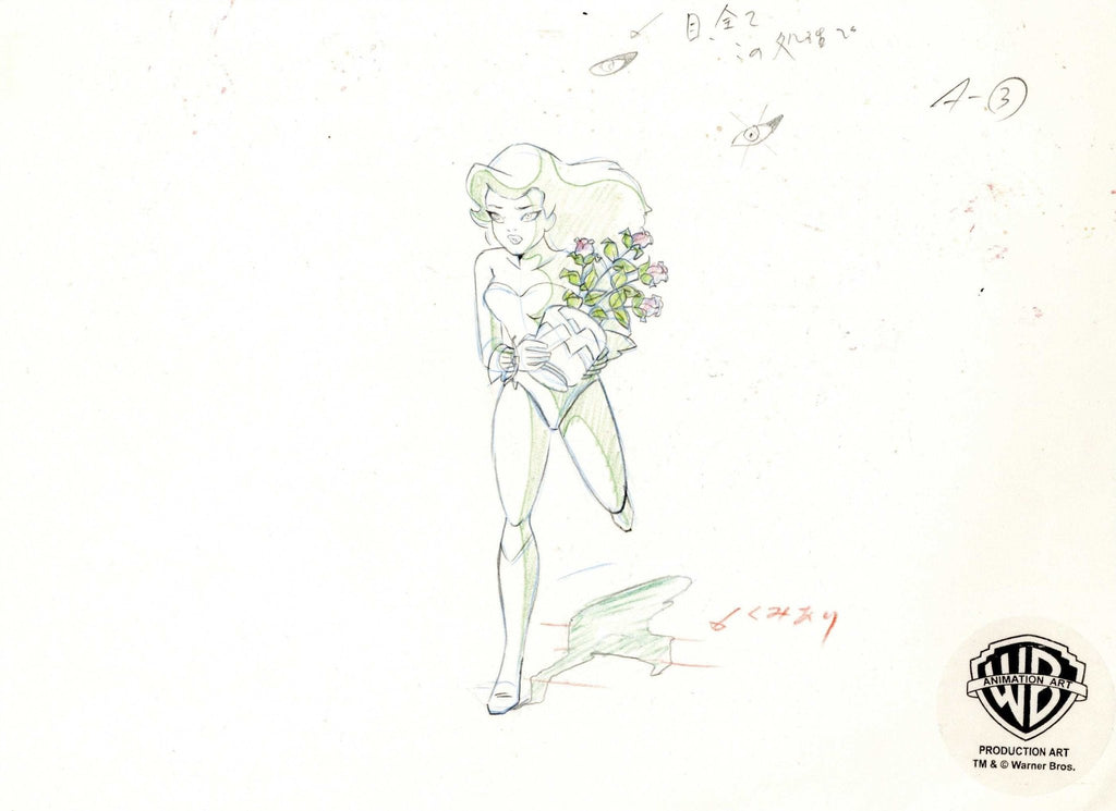 Batman The Animated Series Original Production Drawing: Poison Ivy - Choice Fine Art