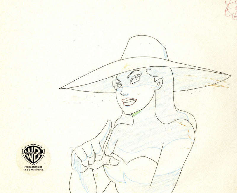 Batman The Animated Series Original Production Drawing: Poison Ivy - Choice Fine Art