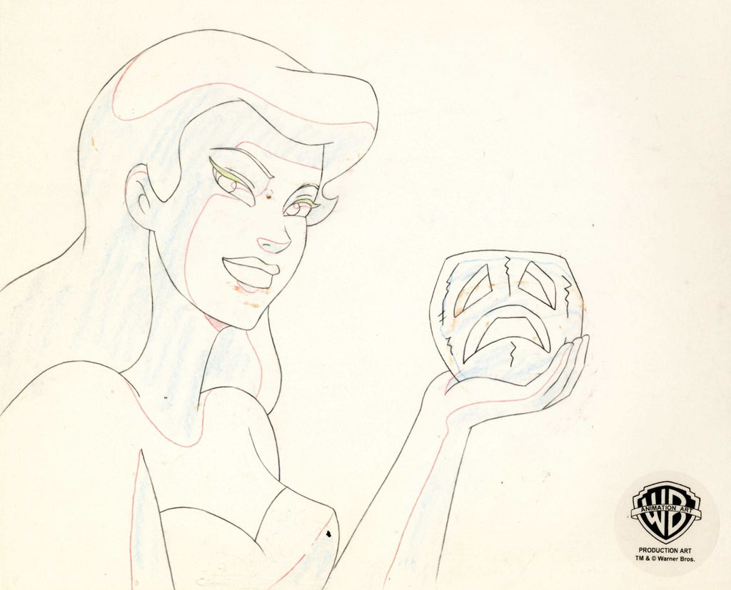 Batman The Animated Series Original Production Drawing: Poison Ivy - Choice Fine Art