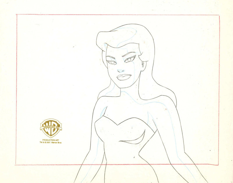 Batman The Animated Series Original Production Drawing: Poison Ivy - Choice Fine Art