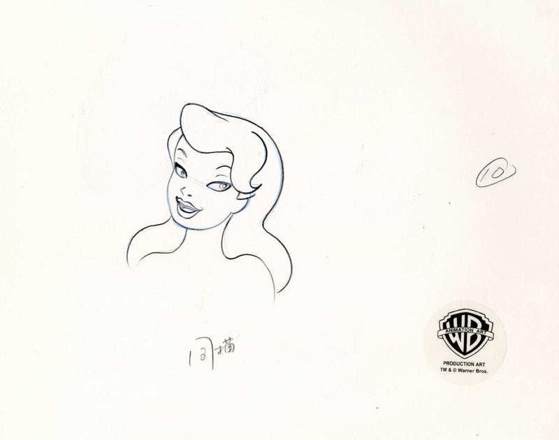 Batman The Animated Series Original Production Drawing: Poison Ivy - Choice Fine Art