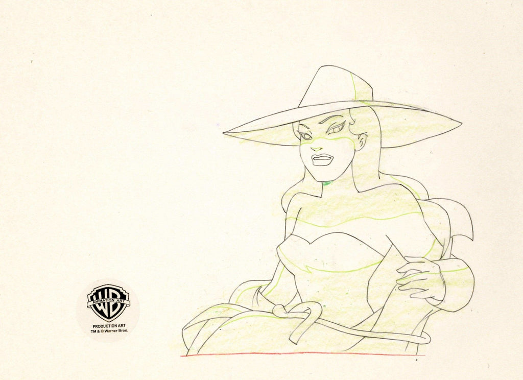 Batman The Animated Series Original Production Drawing: Poison Ivy - Choice Fine Art