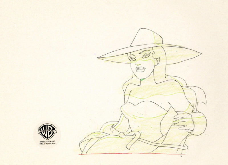 Batman The Animated Series Original Production Drawing: Poison Ivy - Choice Fine Art