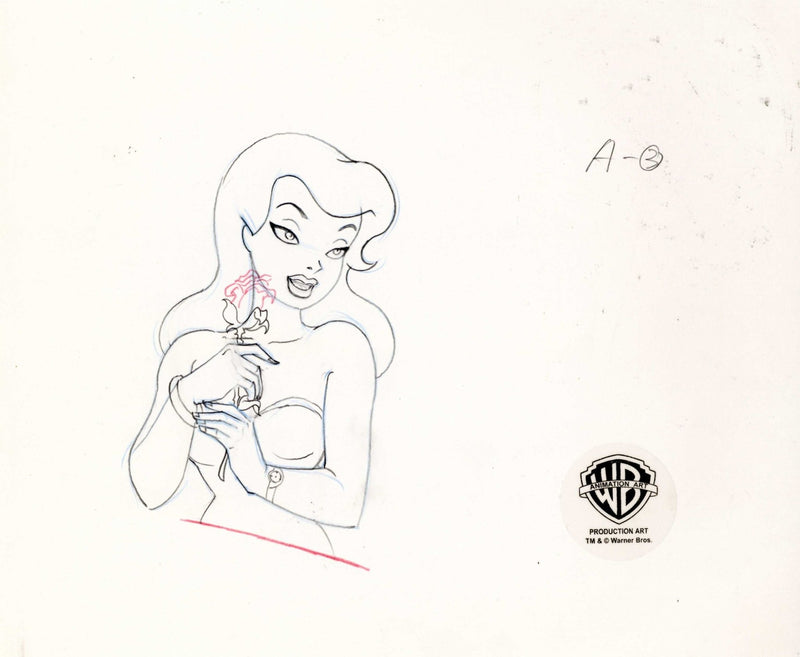 Batman The Animated Series Original Production Drawing: Poison Ivy - Choice Fine Art