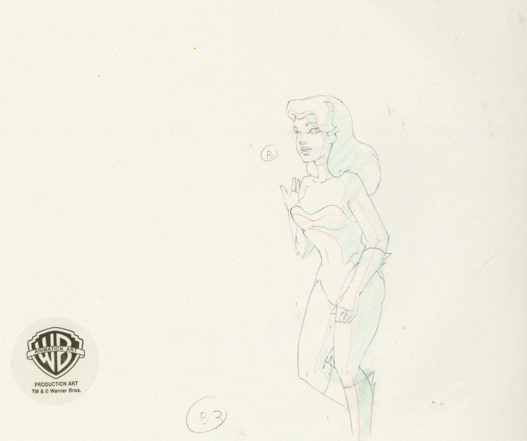 Batman The Animated Series Original Production Drawing: Poison Ivy - Choice Fine Art