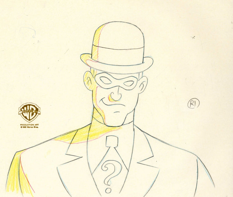 Batman The Animated Series Original Production Drawing: Riddler - Choice Fine Art