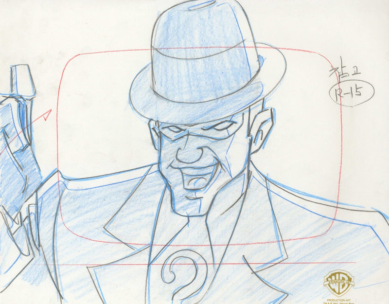 Batman The Animated Series Original Production Drawing: Riddler - Choice Fine Art